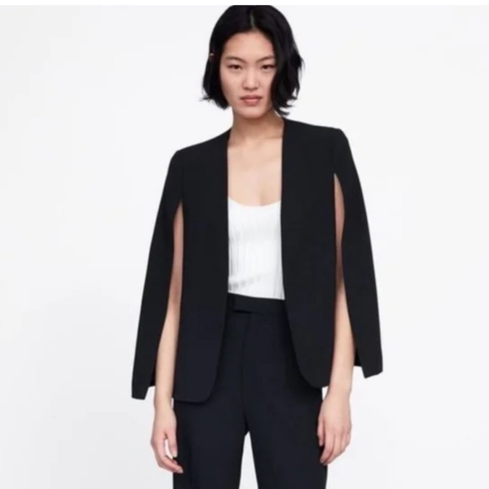 Zara Cape, Black, S, EUC